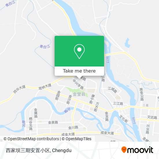西家坝三期安置小区 map