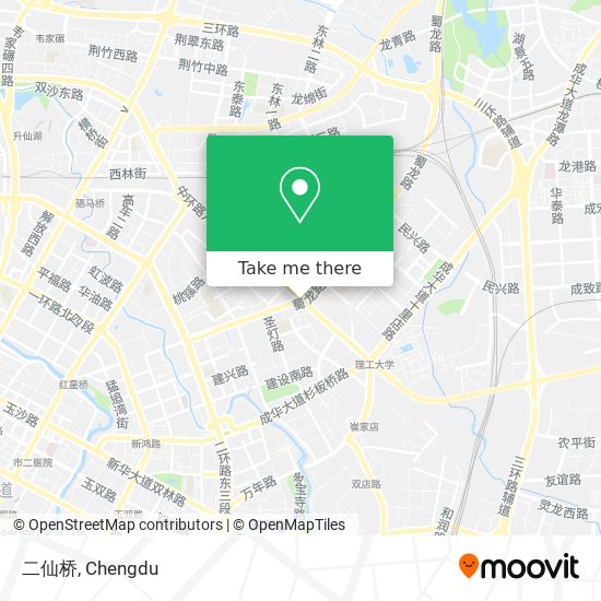 二仙桥 map