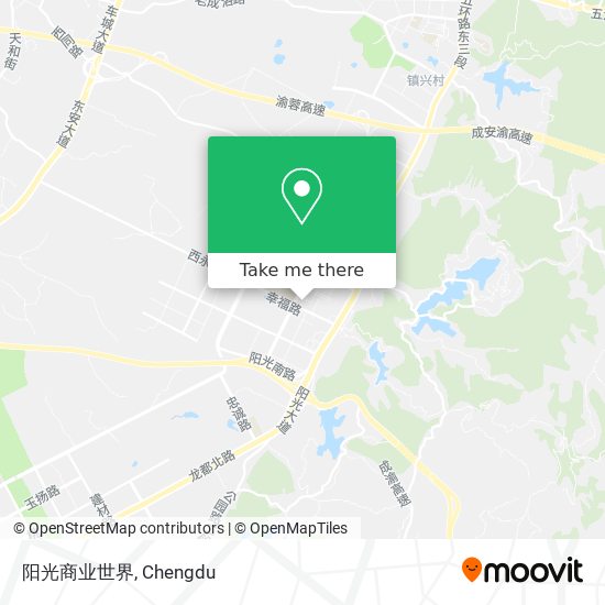 阳光商业世界 map