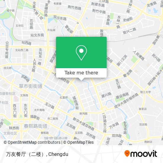 万友餐厅（二楼） map