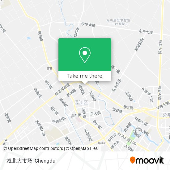 城北大市场 map