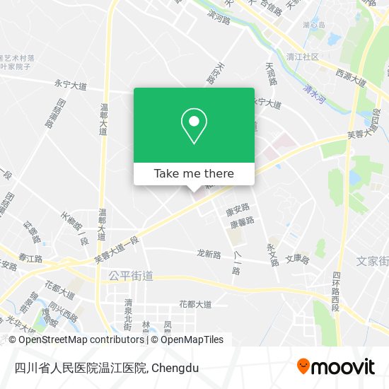 四川省人民医院温江医院 map