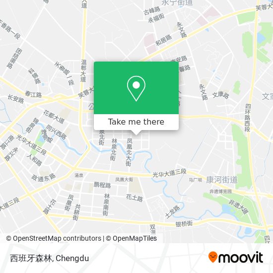 西班牙森林 map