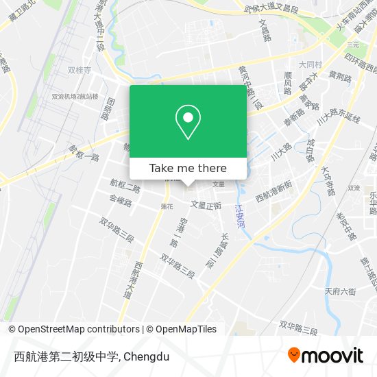 西航港第二初级中学 map