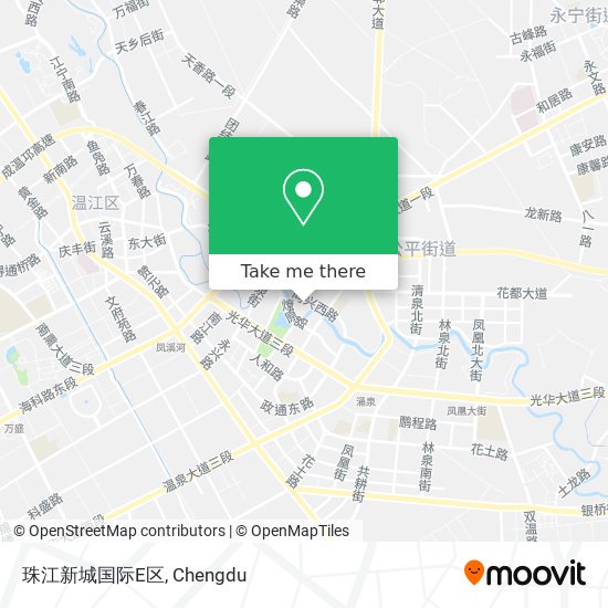 珠江新城国际E区 map
