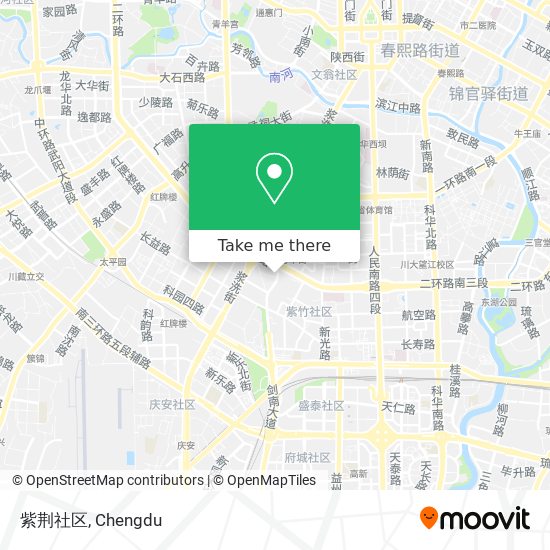 紫荆社区 map