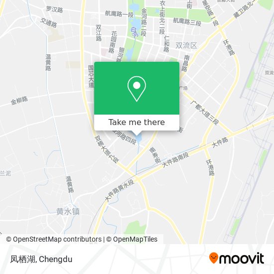 凤栖湖 map
