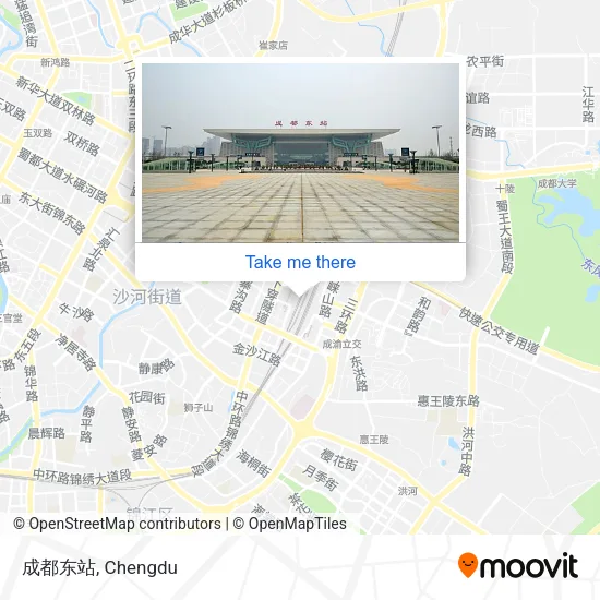 成都东站 map