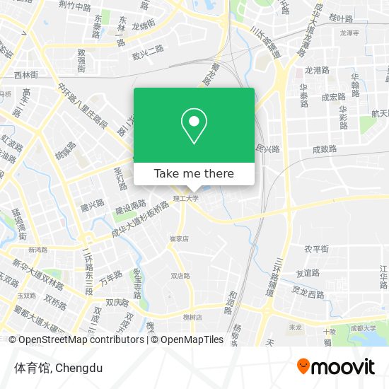 体育馆 map