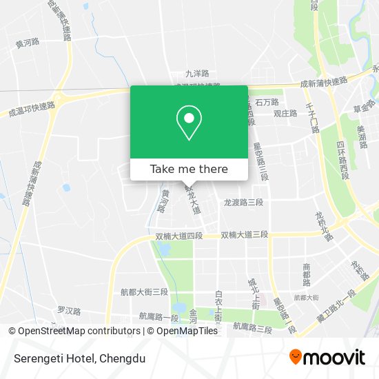 Serengeti Hotel map