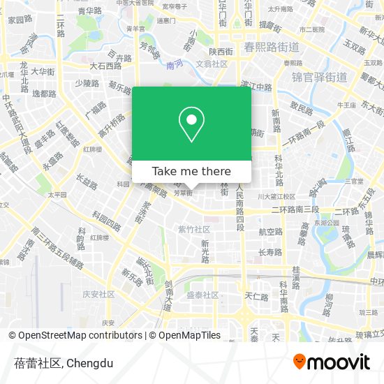 蓓蕾社区 map