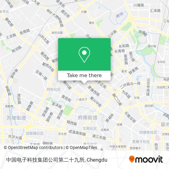 中国电子科技集团公司第二十九所 map