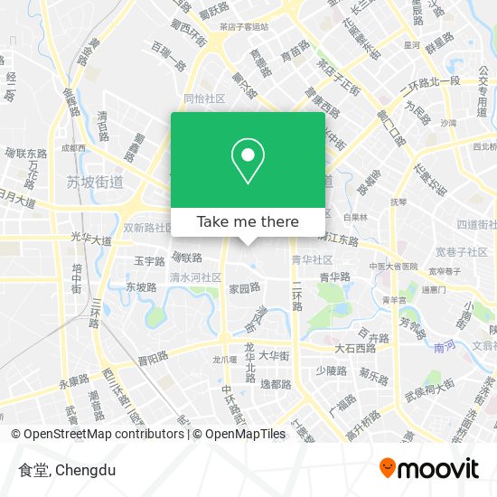 食堂 map