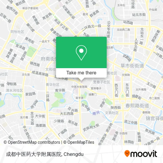 成都中医药大学附属医院 map