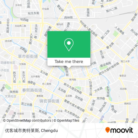 优客城市奥特莱斯 map