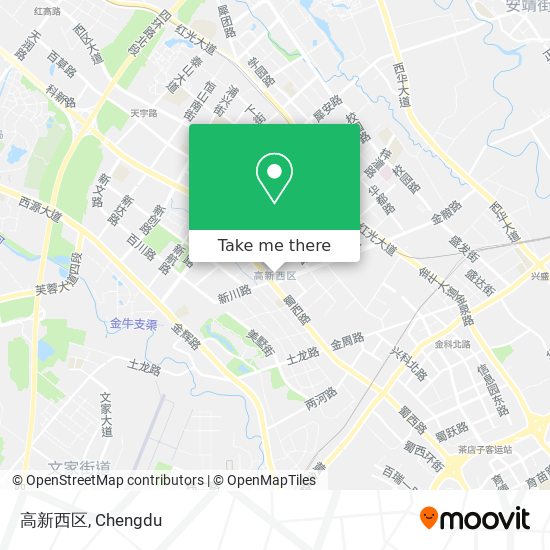 高新西区 map