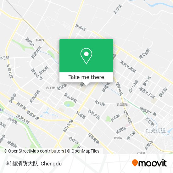 郫都消防大队 map