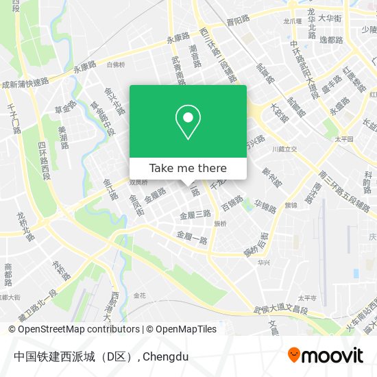 中国铁建西派城（D区） map