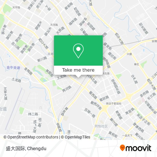 盛大国际 map