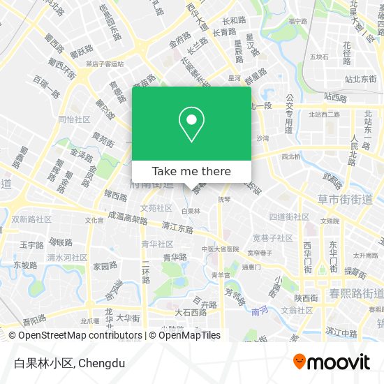 白果林小区 map