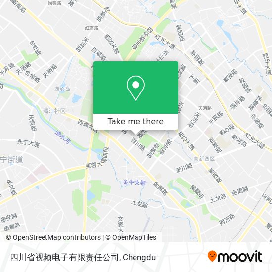 四川省视频电子有限责任公司 map