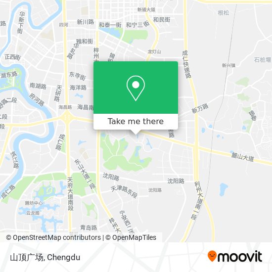 山顶广场 map