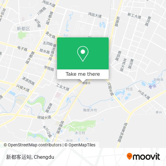 新都客运站 map