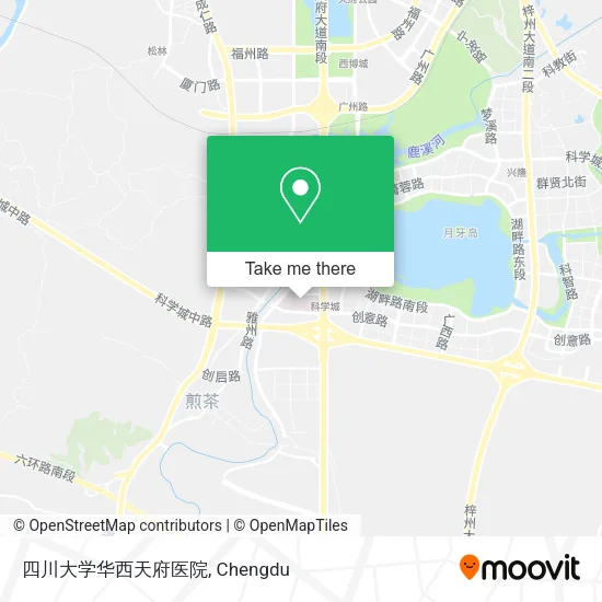 四川大学华西天府医院 map