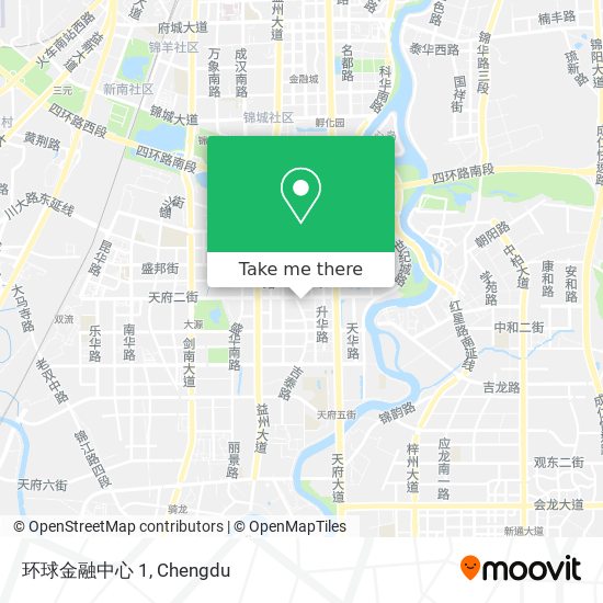环球金融中心 1 map
