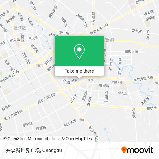 卉森新世界广场 map