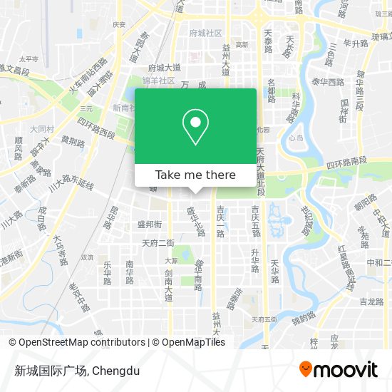 新城国际广场 map