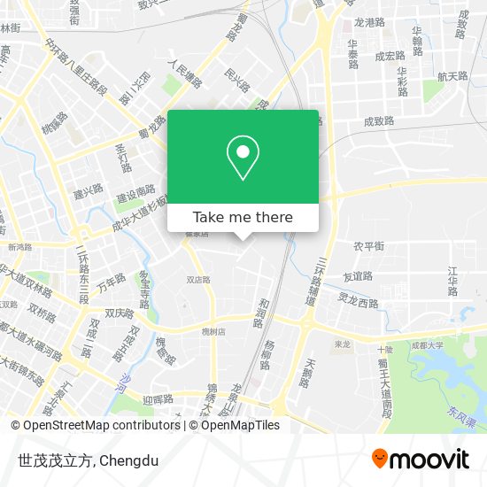 世茂茂立方 map