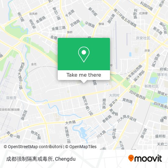成都强制隔离戒毒所 map