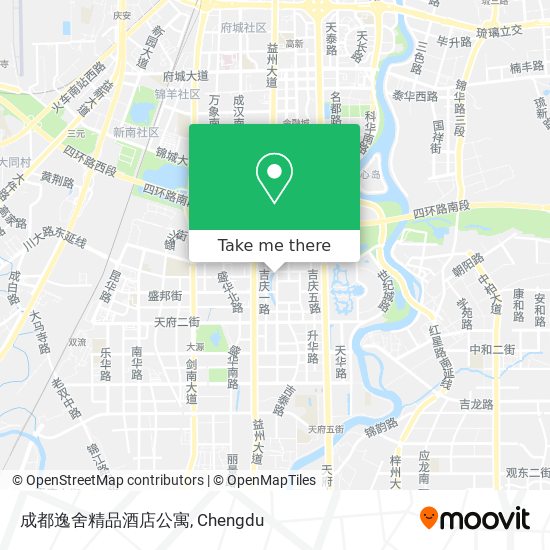 成都逸舍精品酒店公寓 map
