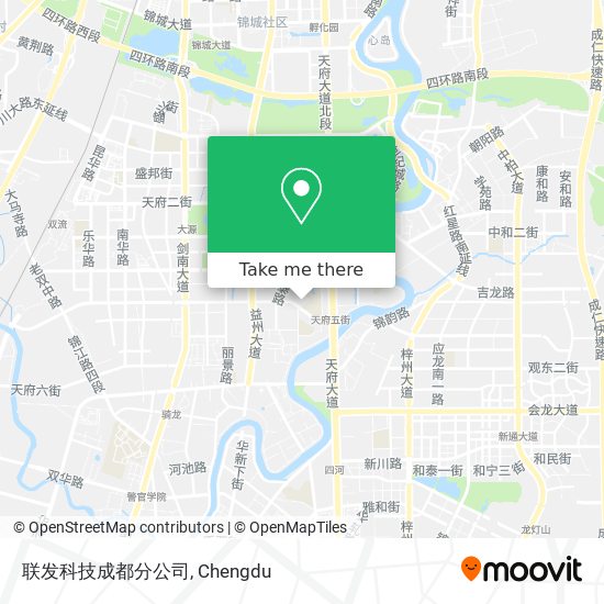 联发科技成都分公司 map