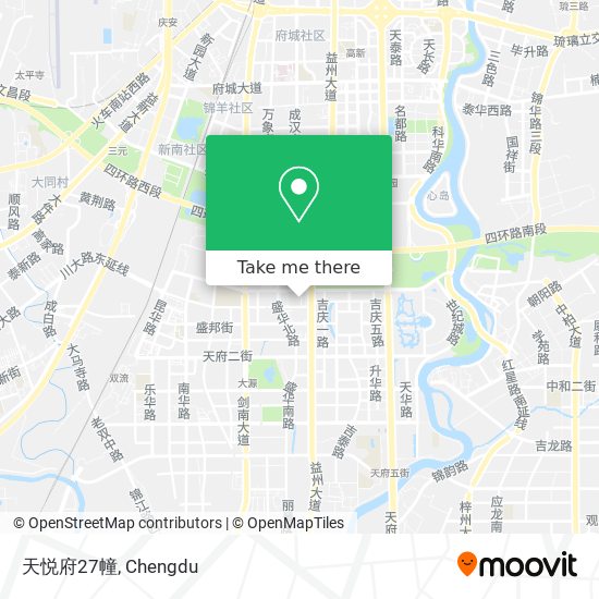 天悦府27幢 map