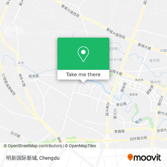 明新国际新城 map