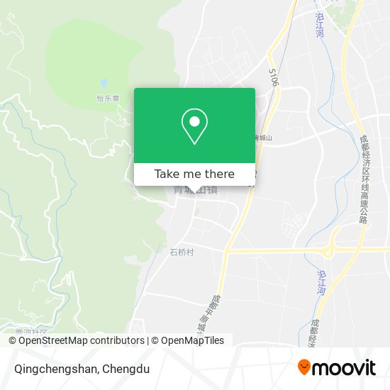 Qingchengshan map
