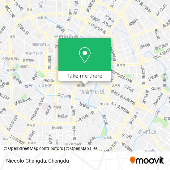 Niccolo Chengdu map