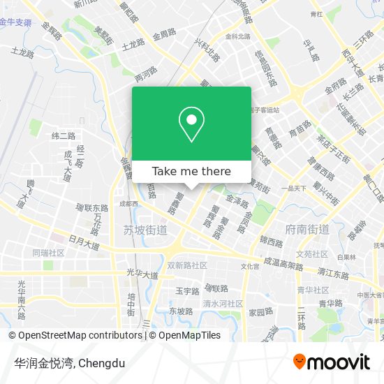 华润金悦湾 map