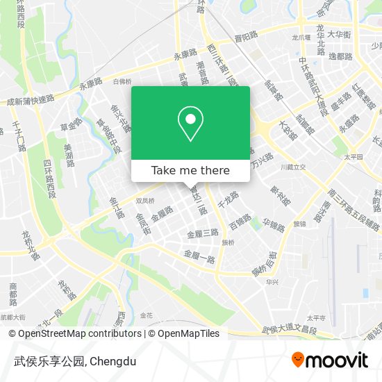 武侯乐享公园 map