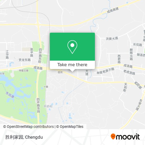 胜利家园 map