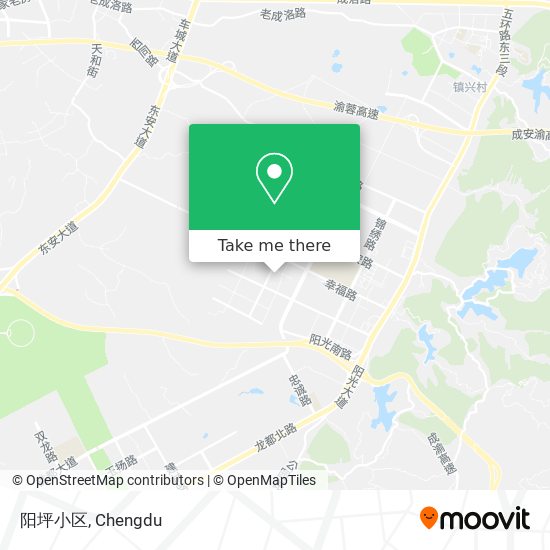 阳坪小区 map