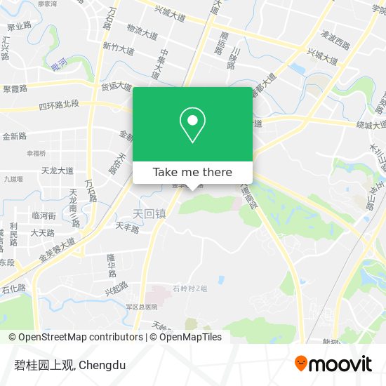 碧桂园上观 map