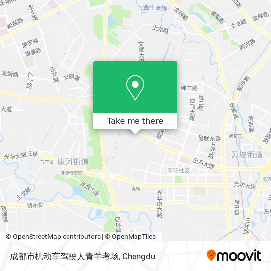 成都市机动车驾驶人青羊考场 map