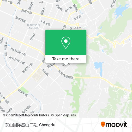 东山国际鉴山二期 map