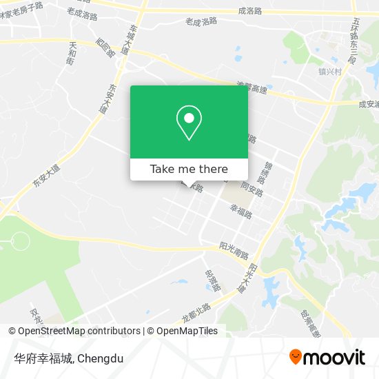 华府幸福城 map
