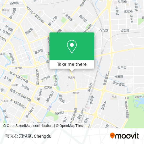 蓝光公园悦庭 map