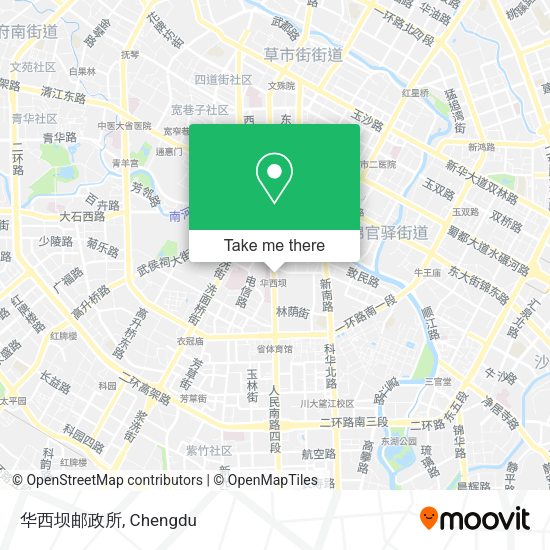 华西坝邮政所 map