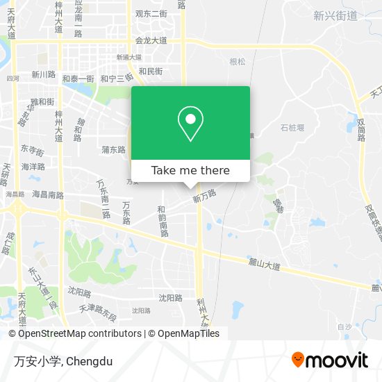 万安小学 map